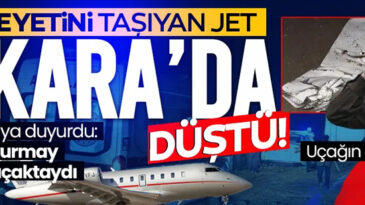 SON DAKİKA | Libya Genelkurmay Başkanının Falcon- 50 tipi jet Ankara’da düştü!
