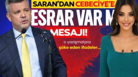 SON DAKİKA | Sadettin Saran’dan Ela Rümeysa Cebeci’ye ‘Esrar var mı?’ mesajı! Sabah o yazışmalara ulaştı