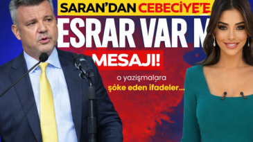 SON DAKİKA | Sadettin Saran’dan Ela Rümeysa Cebeci’ye ‘Esrar var mı?’ mesajı! Sabah o yazışmalara ulaştı